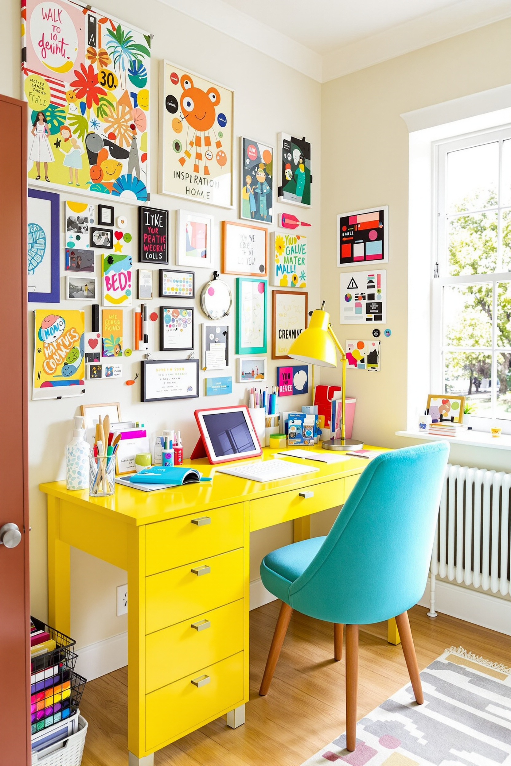 Vibrant and Inspiring Workspace