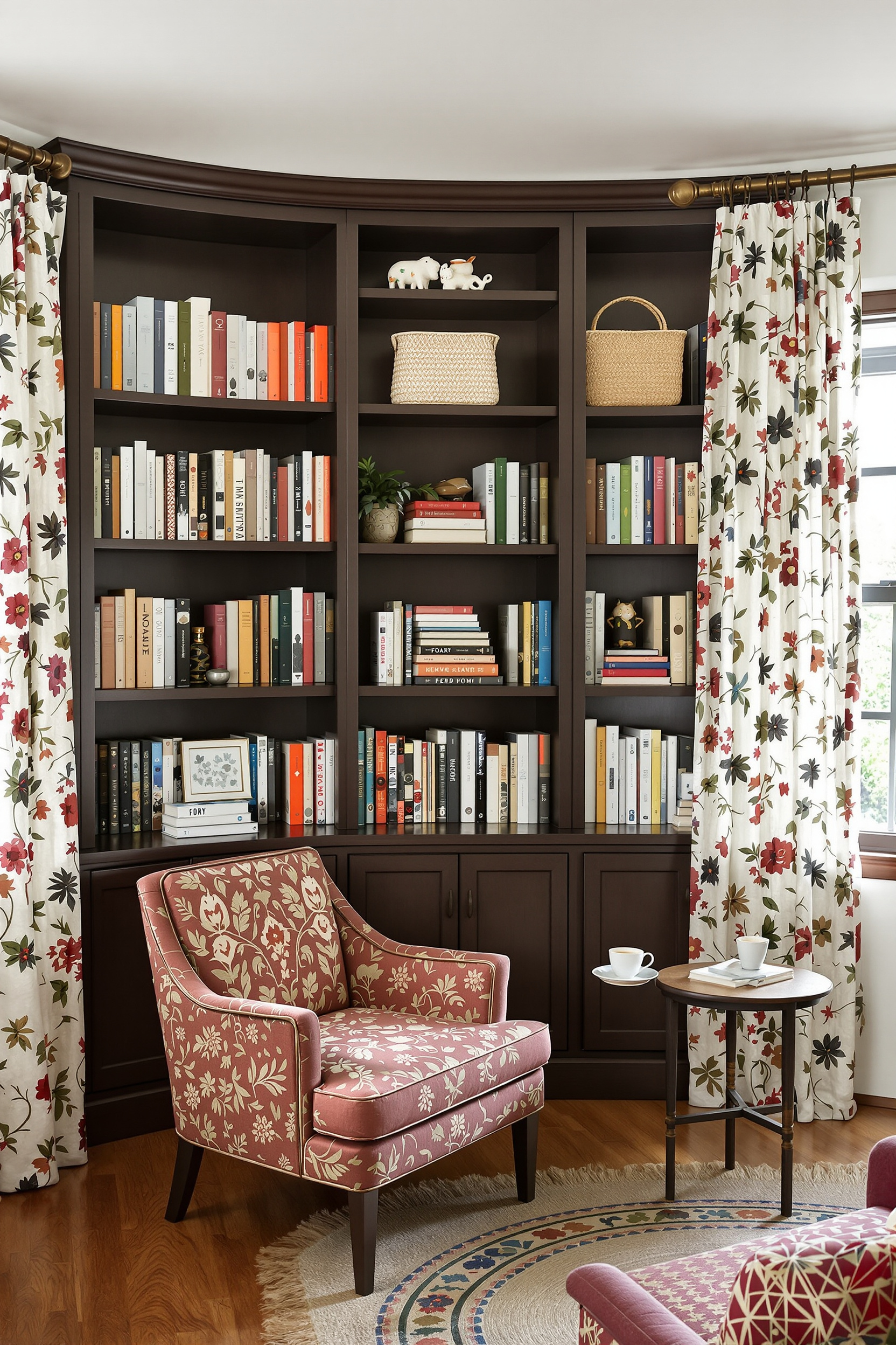Floral Serenity Reading Haven