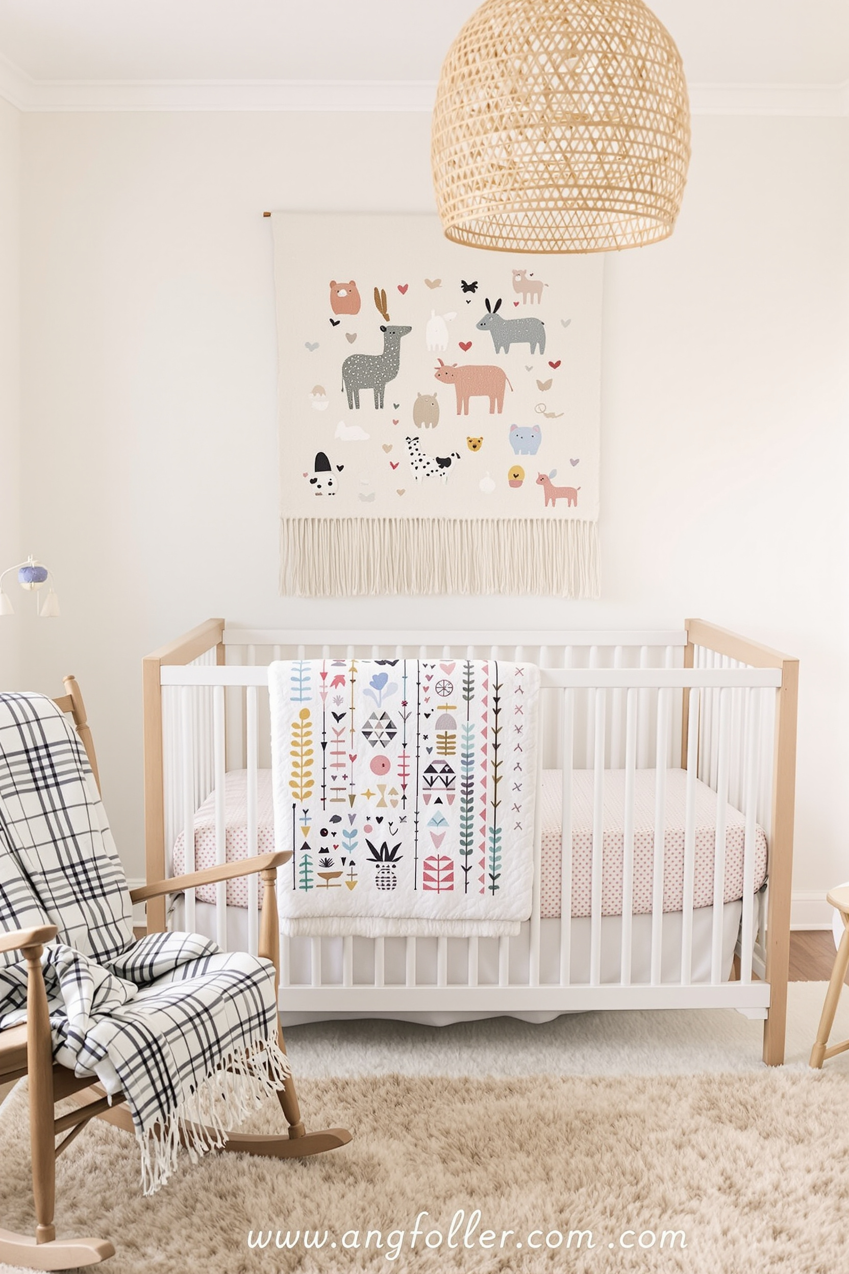 Whimsical Animal Themed Nursery