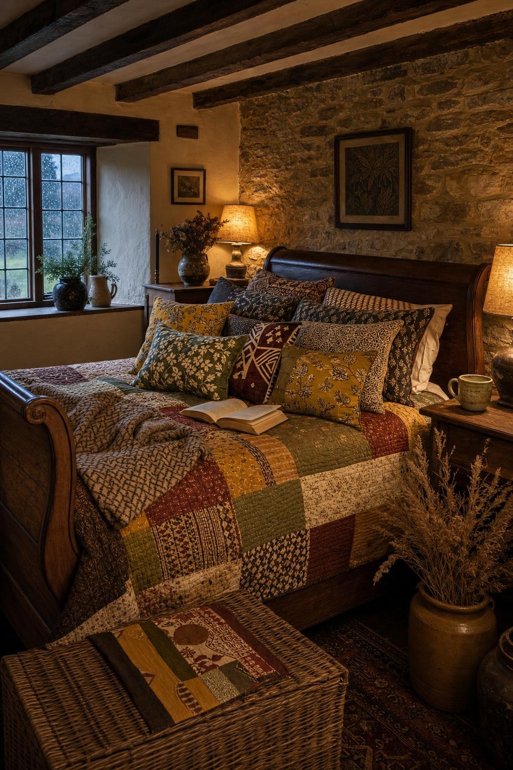Cozy Afrohemian Bedroom Retreat
