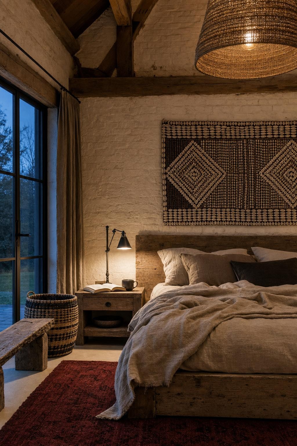 Cozy Afrohemian Bedroom Retreat